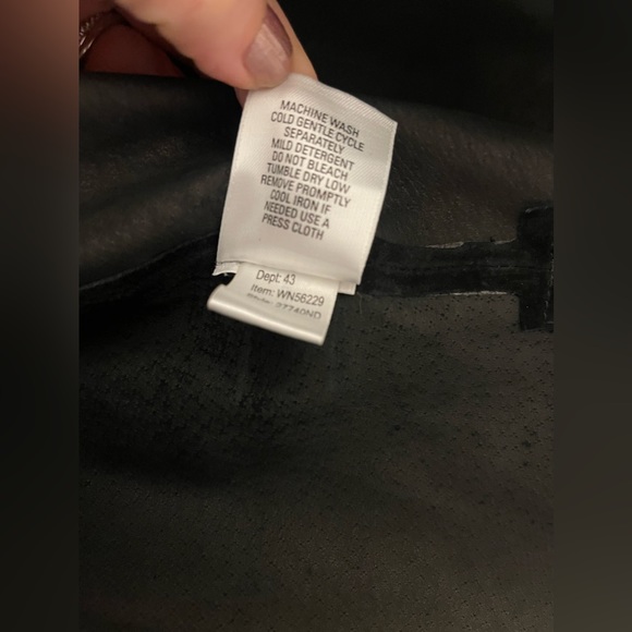 Nordstrom Leather Shacket size medium - Picture 3 of 5